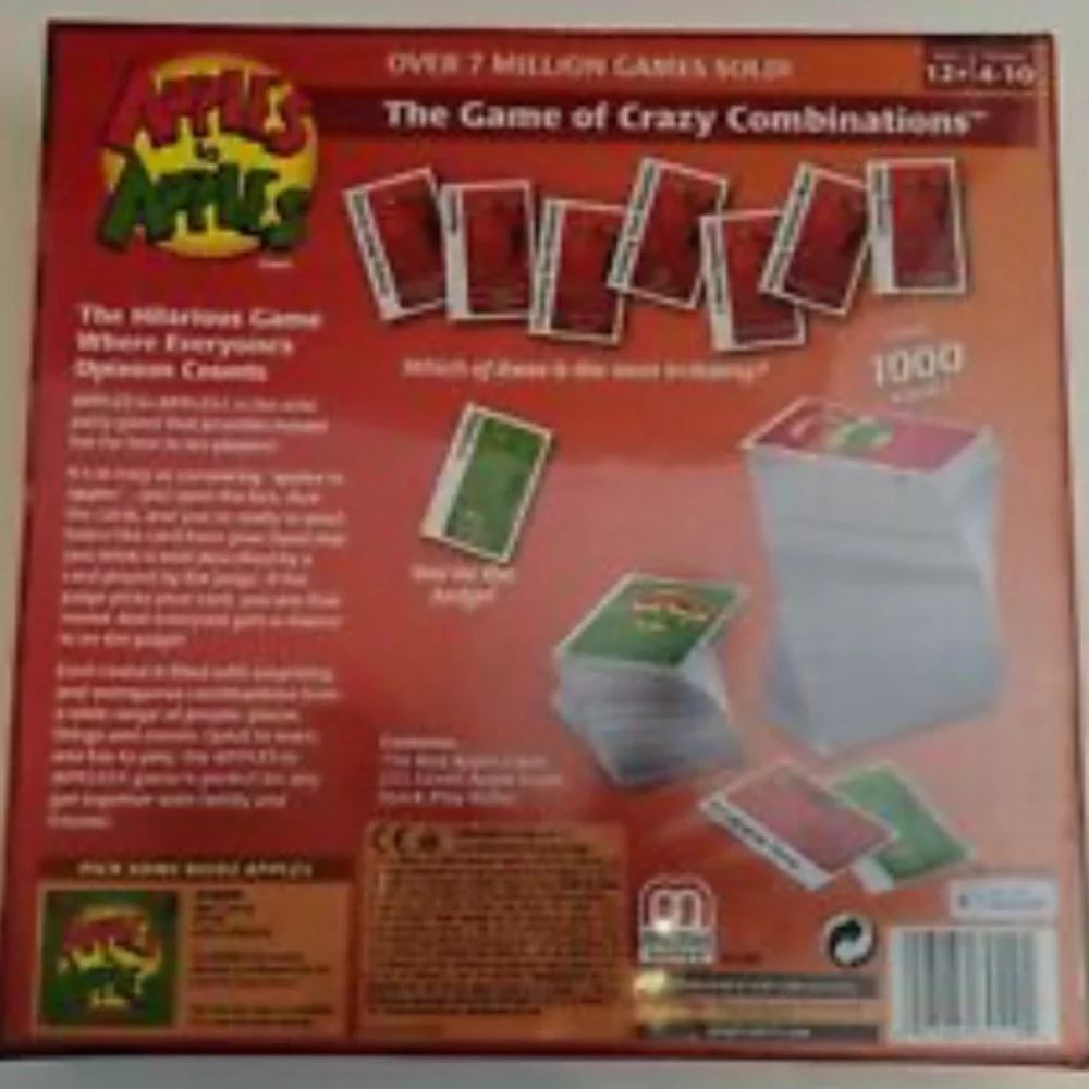 Apples to Apples Party Box Card Game, UPDATED CONTENT, New Sealed, Mattel Games